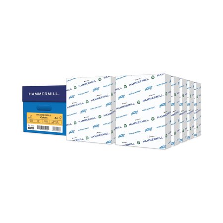 HAMMERMILL Hammermill Colored Paper, 20lb Goldenrod Copy Paper, 8.5x11, 10 Ream, 5000 Sheets 103168